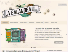 Tablet Screenshot of la-balandra.com.ar